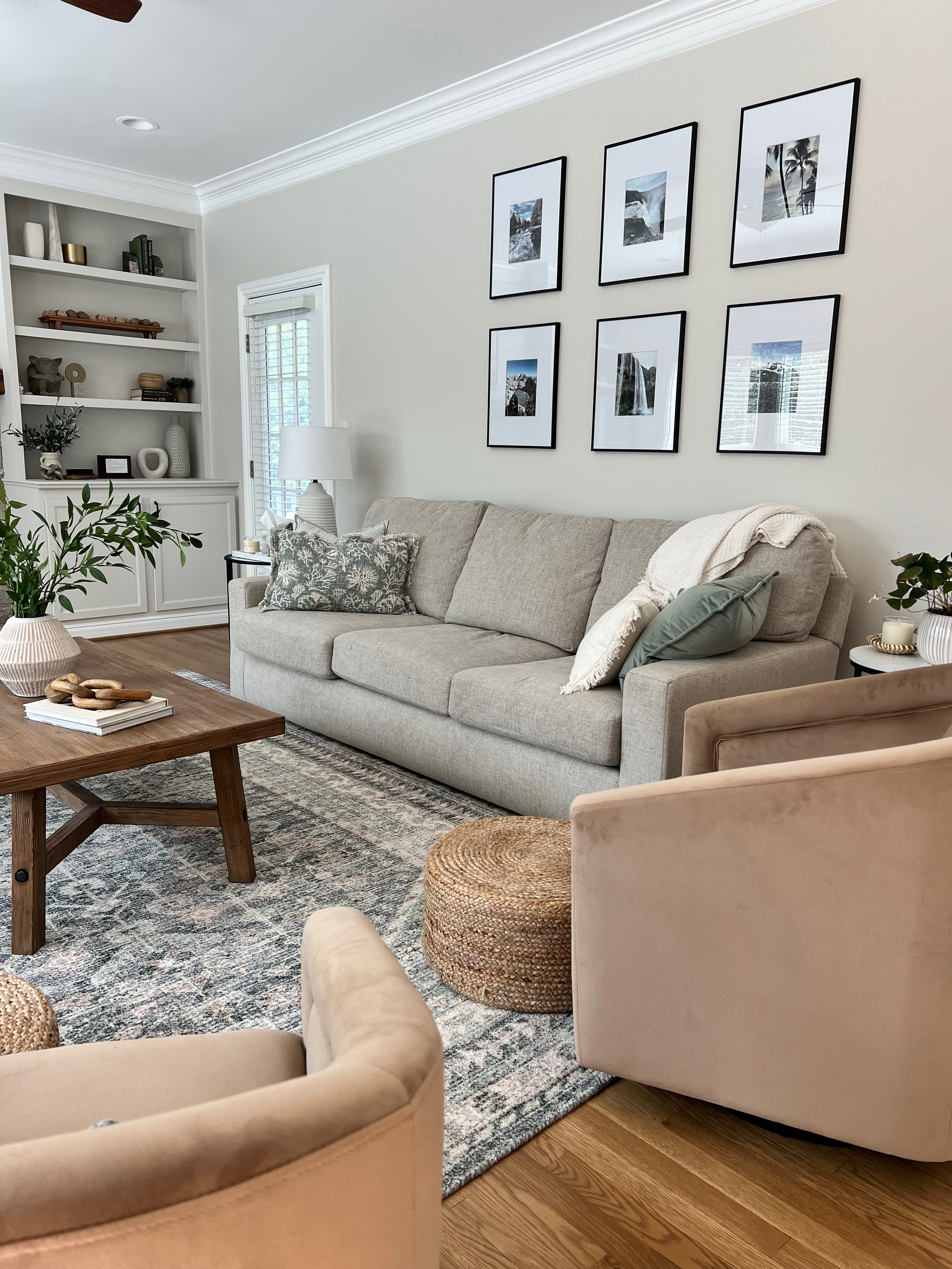 Cozy living room and kitchen remodel by Luxe Built Louisville KY